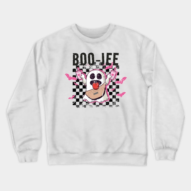 Boo Jee funny halloween Crewneck Sweatshirt by Km Singo